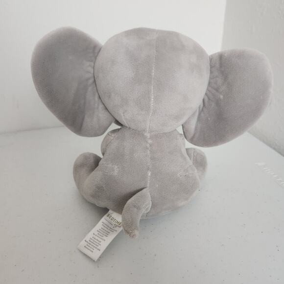 Bedtime Originals Grey Elephant Baby Humphrey Plush Stuffed Animal Toy 9 Inches - Picture 3 of 8